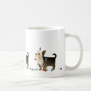 Mug Yorkie Design de Noël