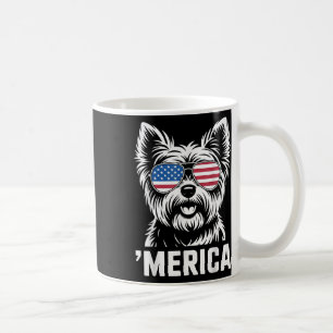 Mug Yorkshire Terrier 4 juillet ‘merica Patriotique
