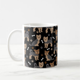 Mug Yorkshire Terrier Paws et Bones Yorkie Chien