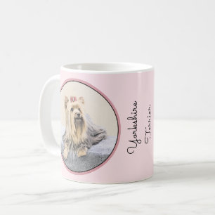 Mug Yorkshire Terrier Peinture - Cute Original Chien A