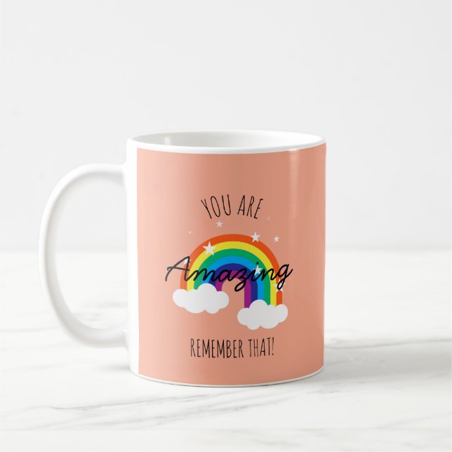 Mug You Are Amazing - Peach (Gauche)