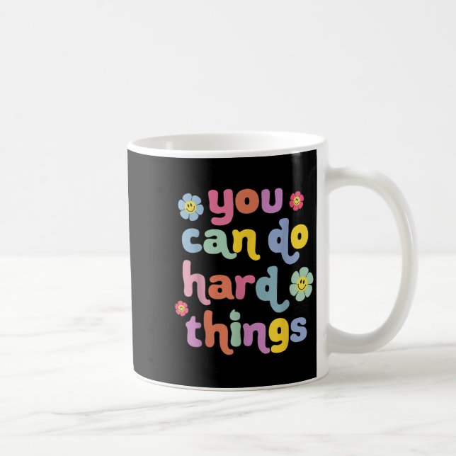 Mug You Can Do Hard Things Teacher Back To School Moti (Droite)