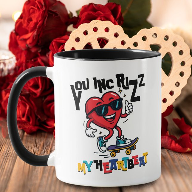 Mug You Inc Rizz my Heartbeat - Cute skateboard heart (Créateur téléchargé)