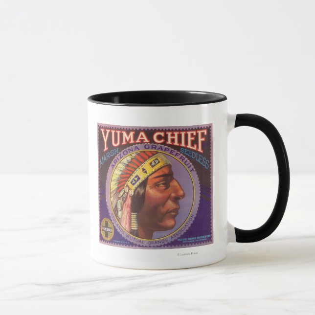 Mug Yuma Chief Orange LabelRedlands, CA (Droite)