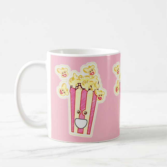 Mug Yummy Cartoon Popcorn (Gauche)