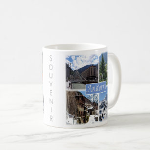 Mug zAD003 ANDORRE, La Vella, mosaïque,