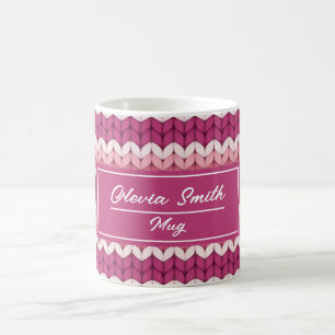 Mug Zag rose beige