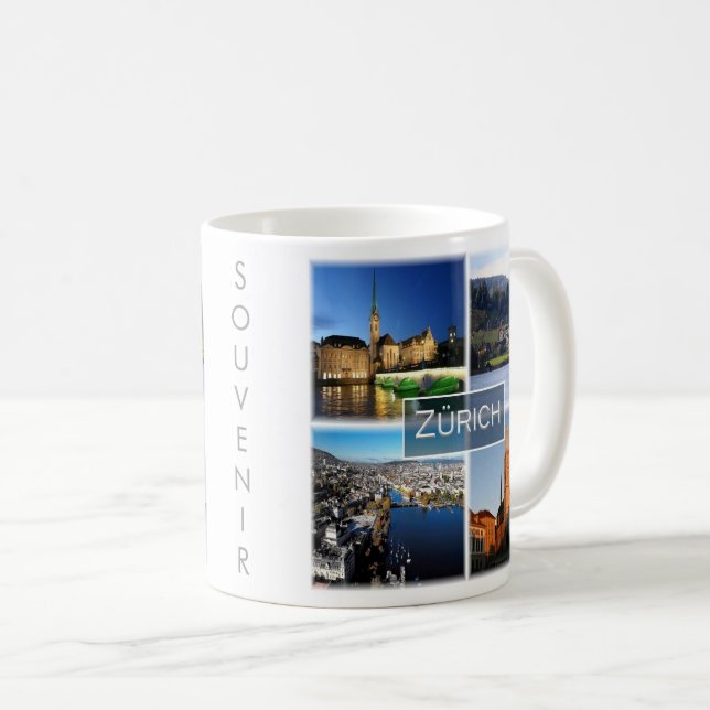 Mug zCH046 ZURICH Suisse, (Devant droit)