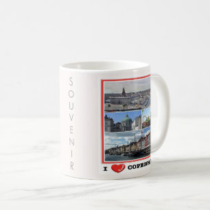 Mug zDK014 COPENHAGUE KOPENHAGEN I LOVE,