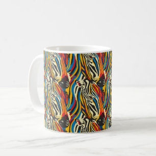 Mug Zebra Patch Arc-en-ciel rayures