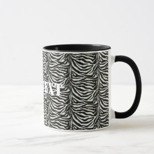 Mug Zebra Skin Camouflage Texture