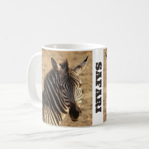 Mug Zebra, Tanzanie Savannah, Safari