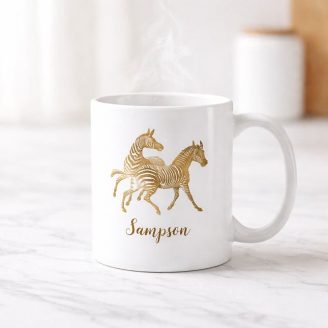 Mug Zebra Wildlife (Créateur téléchargé)