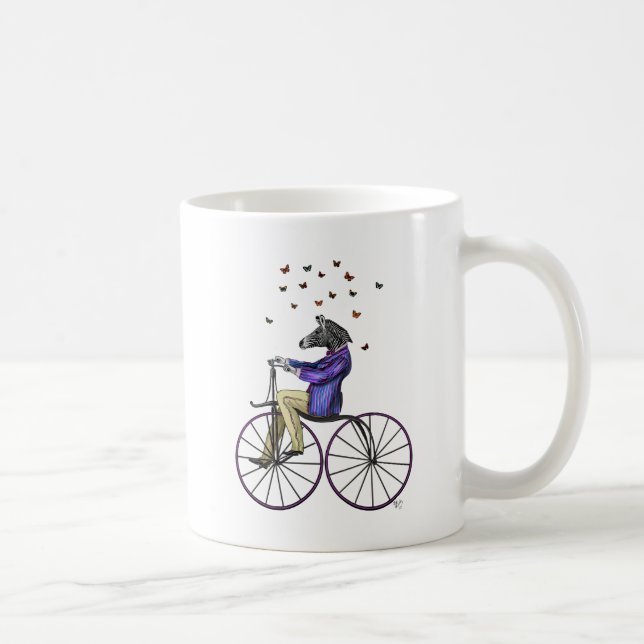 Mug Zèbre À Vélo (Droite)