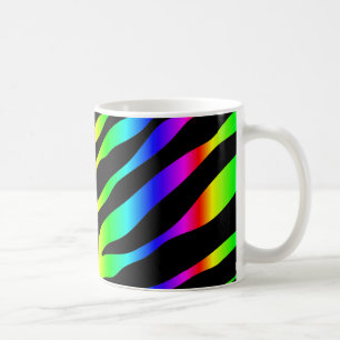Mug zèbre arc-en-ciel