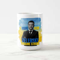 Zelensky Hope Héros Ukraine forte