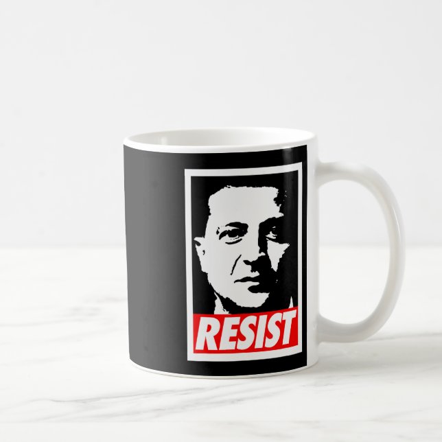 Mug Zelenskyy - Resist Support Ukraine I Stand With Uk (Droite)