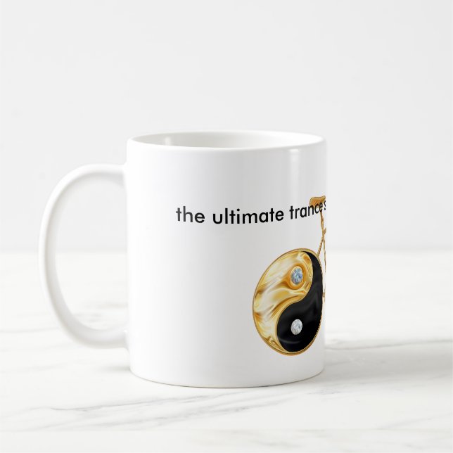 Mug Zen de Zings de vélo de Yin Yang Tao (Gauche)