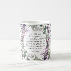 Mug Zéphanie 3:17 Il se réjouira de toi