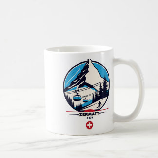 Mug Zermatt 4478 - Ski sur le Problemhorn