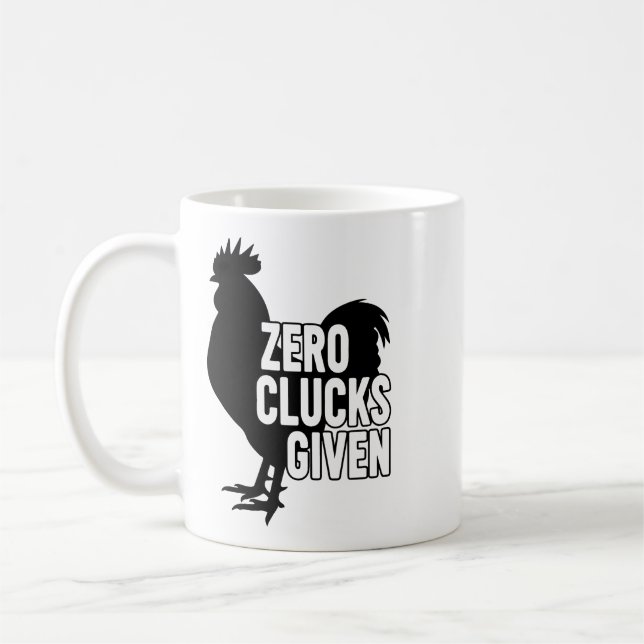 Mug Zéro caquet donné  (Gauche)