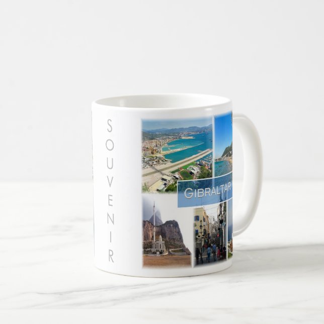 Mug zGI004 GIBRALTAR, Europe, (Devant droit)