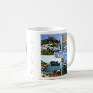 Mug zGR025 RHODES, Grèce, Europe,