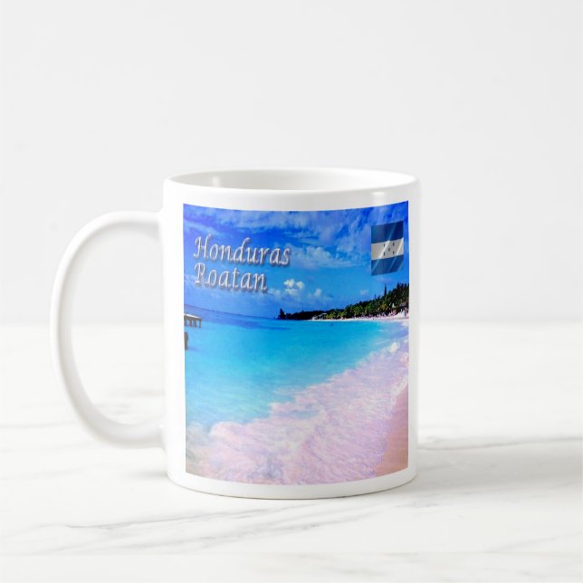 Mug zHN008 ROATAN Bay Islands, Honduras, (Gauche)