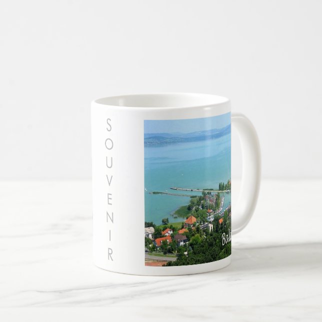Mug zHU009 BALATON, Hongrie, Europe, (Devant droit)