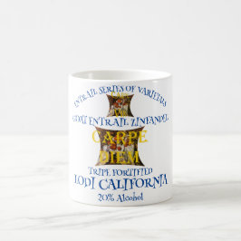 Mug Zinfandel tripes de chèvre de la Tripe californien
