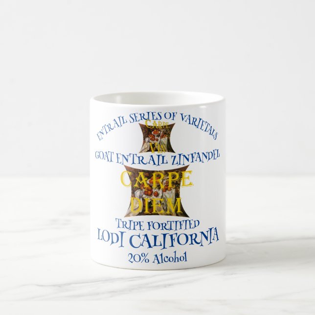 Mug Zinfandel tripes de chèvre de la Tripe californien (Centre)