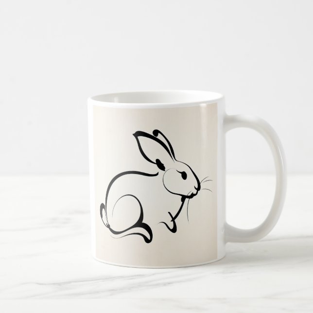 Mug Zit&Bit Artistry - Unique Design Zodiac Rabbit (Droite)
