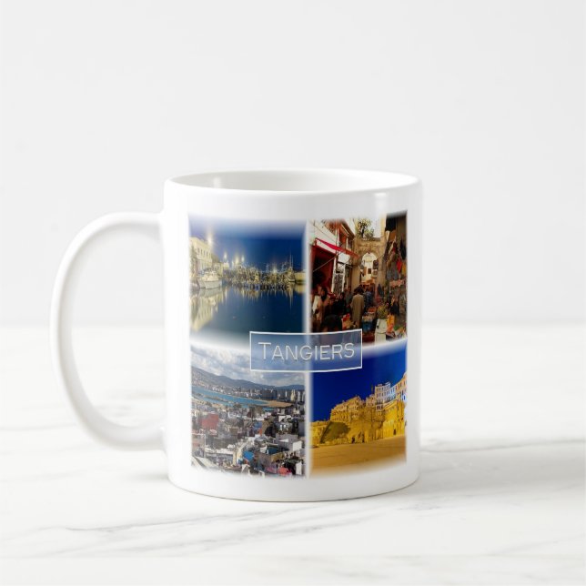 Mug zMA012 TANGER, Mosaïque, Maroc, Afrique, Café M (Gauche)