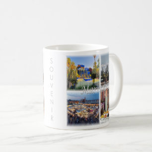 Mug zMA017 Marrakech mosaïque, Maroc, Afrique,