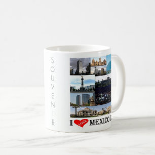 Mug zMX008 mosaïque de MEXICO CITY I Love,