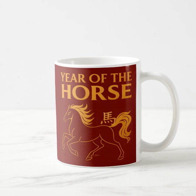Mug Zodiac Chinese New Year 2026 Horse (Droite)