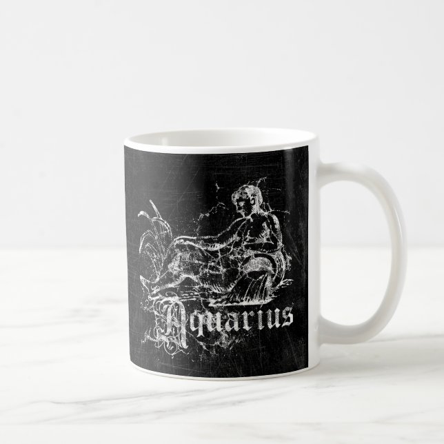 Mug Zodiac Vintage Aquarius (Droite)