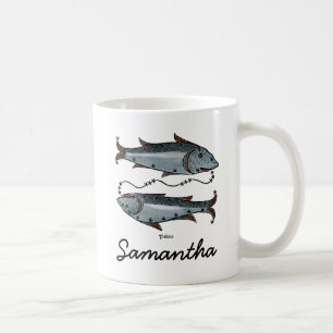 Mug Zodiaque : Poissons en couleurs