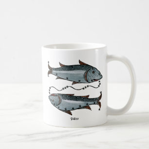 Mug Zodiaque : Poissons en couleurs
