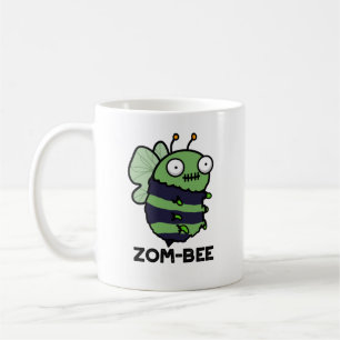Mug Zom-bee Drôle Halloween Zombie Bee Pun