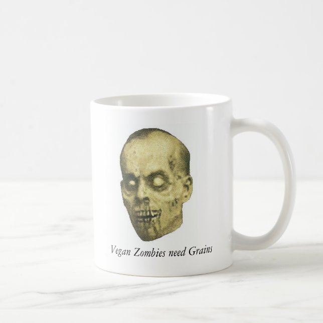 Mug Zombi végétalien (Droite)