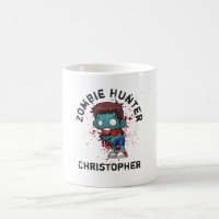 Zombie Hunter with Blood Splatter Creepy