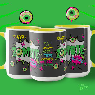 Mug Zombie Spécial Drôlement Amusant Personnalisé 