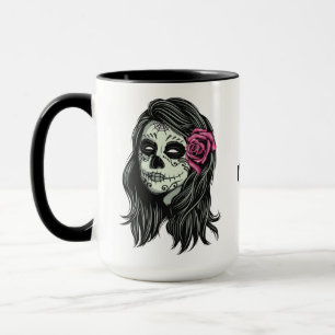 Mug Zombie Woman, un nom personnalisé