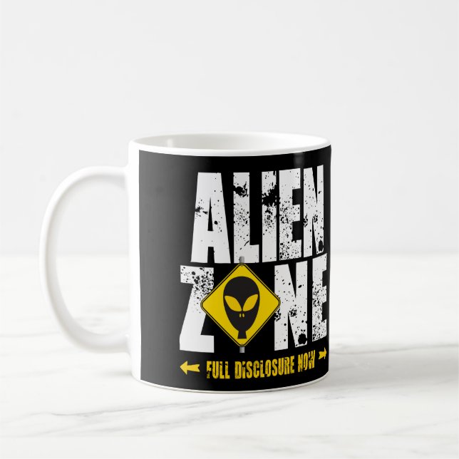 Mug Zone Alien/OVNI (Gauche)