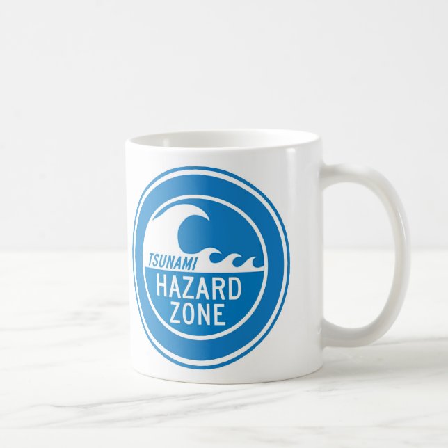 MUG ZONE DE RISQUE DE TSUNAMI (Droite)