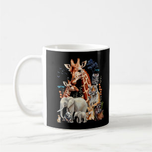 Mug Zoo Animaux Faune Fête Anniversaire Animaux