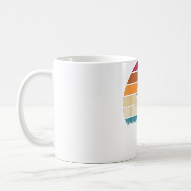 Mug Zoo Keeper Idée cadeau Antarctique Animal Retro Pe (Gauche)