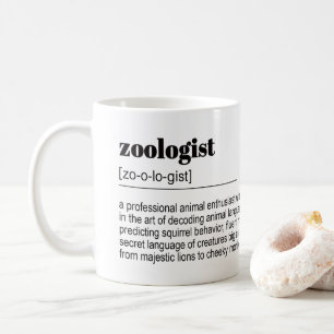 Mug Zoologiste Définition, Affiche de dictionnaire, Ci
