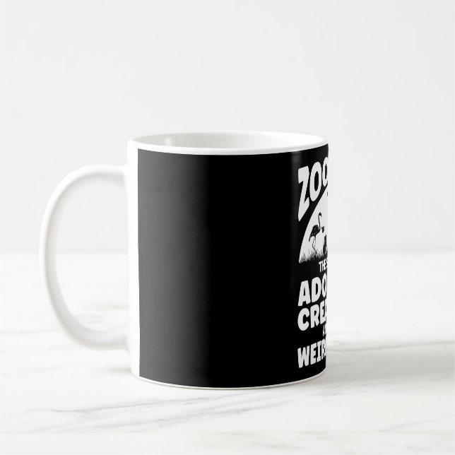 Mug Zoologiste Zookeeg Zoo Faune Nature Zoologie (Gauche)